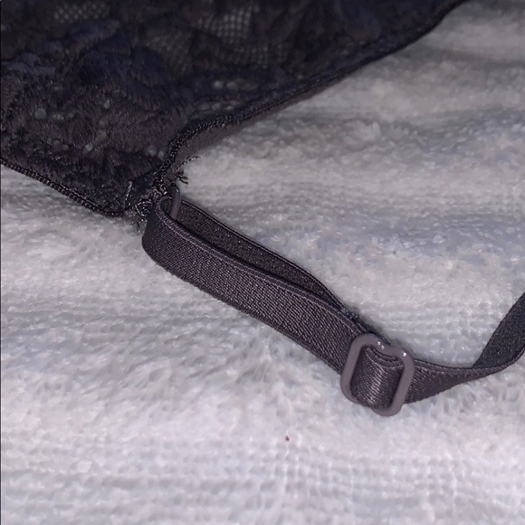 Lacey Grey High-Neck Bralette - Picture 6 of 8